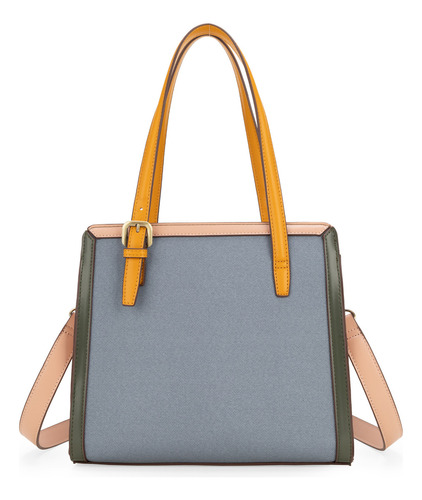 Bolsa Satchel Cloe Calzana I Mediano Color Azul