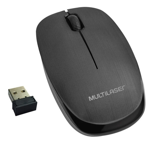 Imagem 1 de 3 de Mouse Sem Fio Wireless 2.4ghz 1200 Dpi Multilaser Mo251