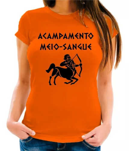 Camiseta Percy Jackson / Acampamento Meio-Sangue