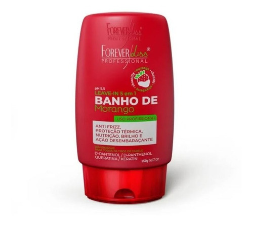 Imagem 4 de 7 de Forever Liss Kit Banho Morango, Banho De Verniz E Uti