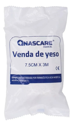 Venda De Yeso 7,5 Cmx 3m Yesoterapia Lesiones Moldes (1 Uni)