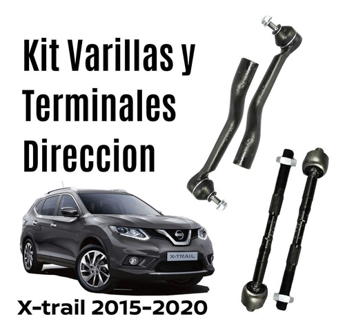 Set De Varillas Y Terminales Direccion X-trail 2017 Syd