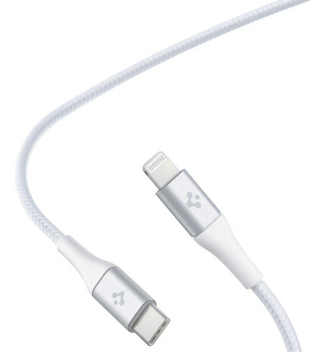 Cabo Spigen Arcwire Usb-c Á Lightning Mfi (1.2m) Cor Branco