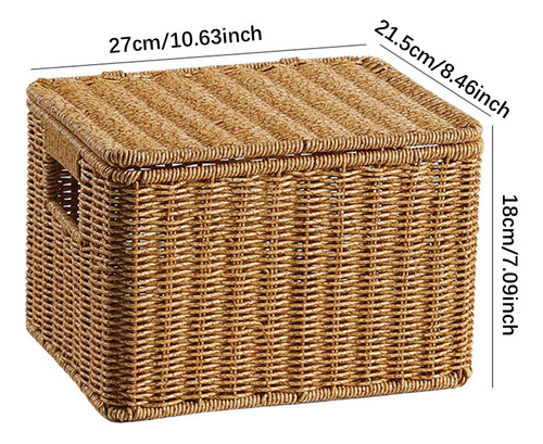 Cesta De Almacenamiento, Organizador 27 Cm X 21,5 Cm X 18 Cm