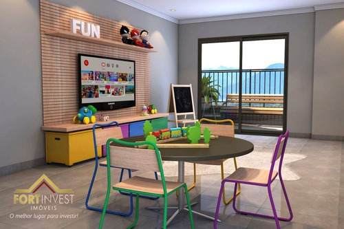 Imagem 5 de 25 de Apartamento Com 2 Dormitórios, Lazer Completo À Venda, 72 M² Por R$ 395.000 - Canto Do Forte - Praia Grande/sp - Ap4843