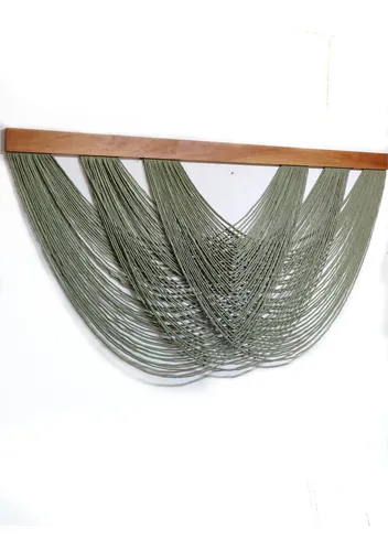 Macramé De Pared, Tapiz Colgante Bohemio Tejido Artesanal
