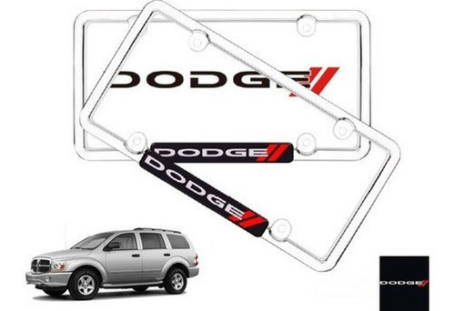 Par Porta Placas Dodge Durango 3.7 2005 Original