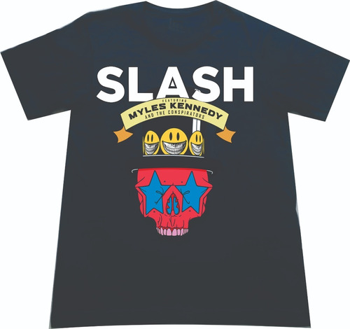 Camisetas Rock Slash Ft Myles Kennedy And The Conspirator