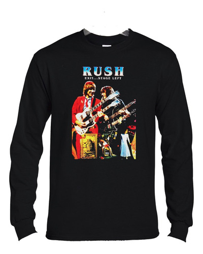 Polera Ml Rush Exit Stage Left Live Rock Abominatron