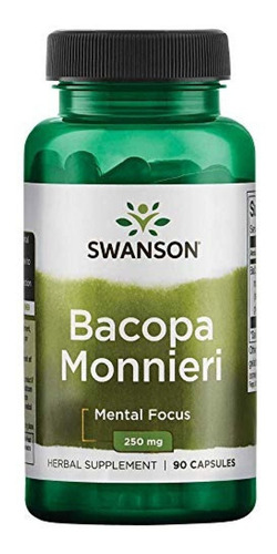 Bacopa Monnieri 250mg 90cap Enfoque Mental