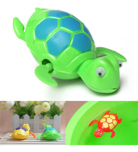 A Funny Toys Swimming Chain Turtle Baby Bath Toys 6461