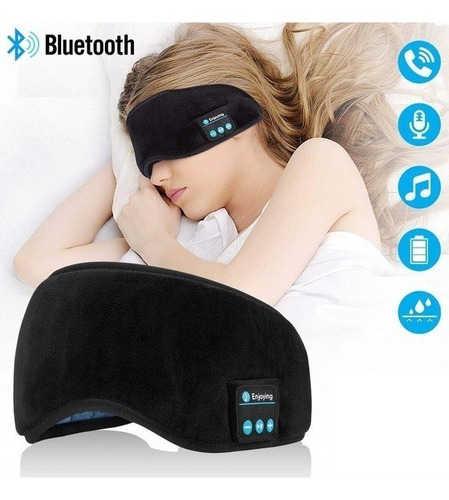 Antifaz Dormir Con Bluetooth Recargable Audifono Inalambrico