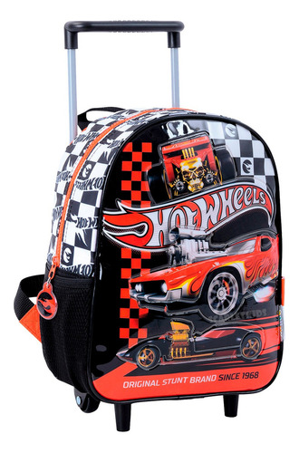 Mochila Hot Wheels Carro 12  Jardin  Carrito Rojo