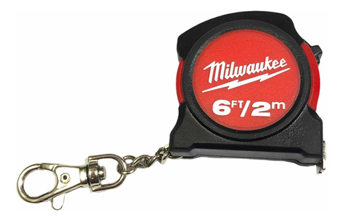 Llavero Flexómetro Milwaukee Souvenir Original Cinta Métrica