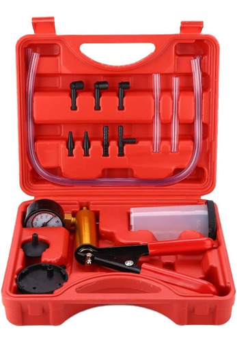 Bomba Vacio Manual Frenos Purgador Manometro Kit Auto Moto