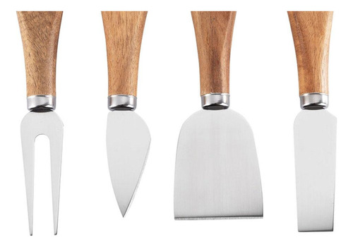 2 Paquete De 2-6 Cuchillos Para Queso, Como Se Muestra