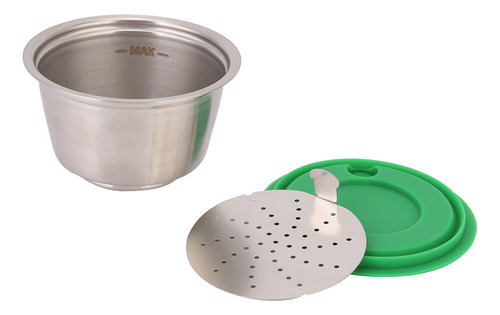 Taza De Café Para Cápsulas De Acero Inoxidable, Recargable,