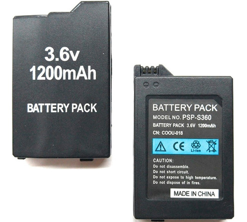 Bateria Recargable Para Psp 3000 2000 3.7v 1200mah Aaa
