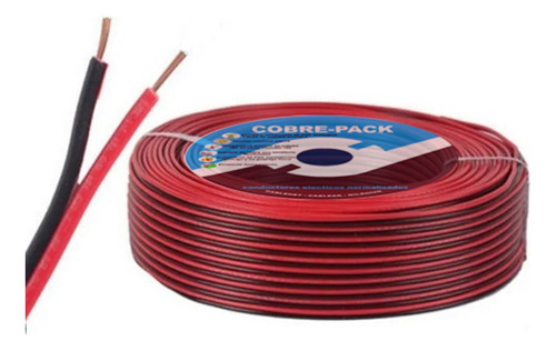 Cable Bipolar Normalizado Audio Cobre  2x0.75 X Rollo 100 Mt