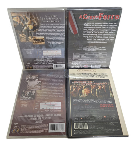 Mv4078 Pack10 Guerra 4 Dvds Originais Das Antigas