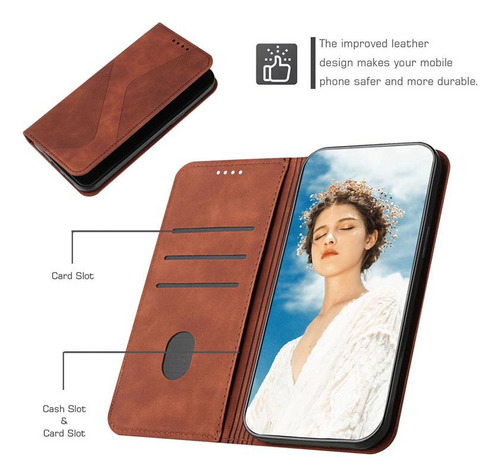 B Funda De Piel Para Xiaomi Redmi Note 12 11 11s 10s 9c 9t