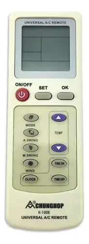 comprar Control Remoto Universal P\u002F Minisplit Aire Acond. Frigidaire