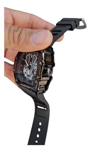 Reloj Rm Clasic Negro Negro Negro (Reacondicionado)