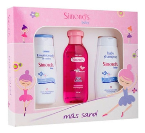 Set de cuidado para bebés Simond's Cuidado Bebé Pack Simonds Baby rosado - x 3