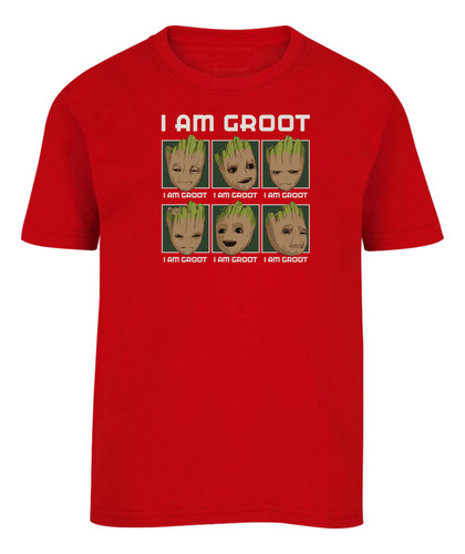 Marvel Playera Infantil I Am Groot Producto Oficial