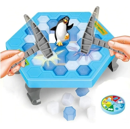 Jogo de mesa Pinguim Numa Fria Art Brink Brinquedo Natal