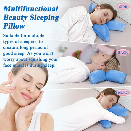 Anti Wrinkle Pillow For Side Sleepers Beauty Sleeping Pil...