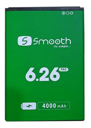 Imagen 1 de 1 de Batería Pila Smooth 6.26 Pro (4000 Mah)