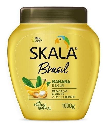Crema Skala Brasil Banana X1 Kilo Apto Liberado 100% Vegano