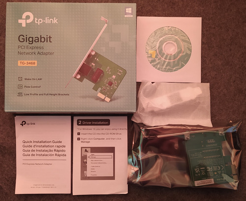 Tarjeta De Red Tplink Tg-3468 Lan Rj45 Pci-express