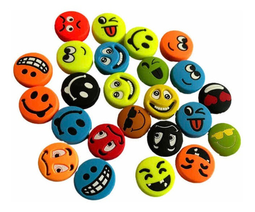 Antivibradores Para Raqueta, Paquete Con 20 Piezas De Emojis