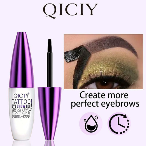 Pasta Para Cejas Impermeabl Duración Resistente Marrón Gris