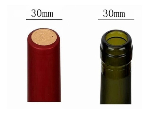 Imagen 5 de 8 de Cápsulas Para Botellas De Vino De Pvc Vinotinto