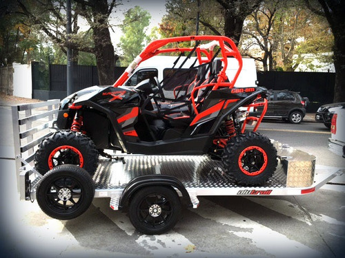 Alutrail Trailer Aluminio Utv Canam X3 1.85 X 3.40 Un Eje