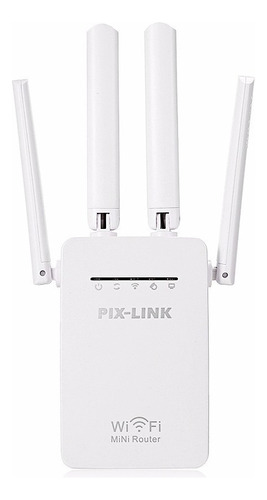 Repetidor Wi-fi Mini Router Inalámbrico 4 Antenas 2800m