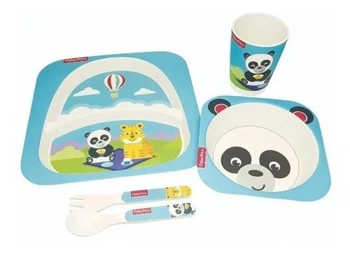 Imagen 2 de 3 de Set De Alimentación Linea Bambú 5 Piezas Fisher-price Plato