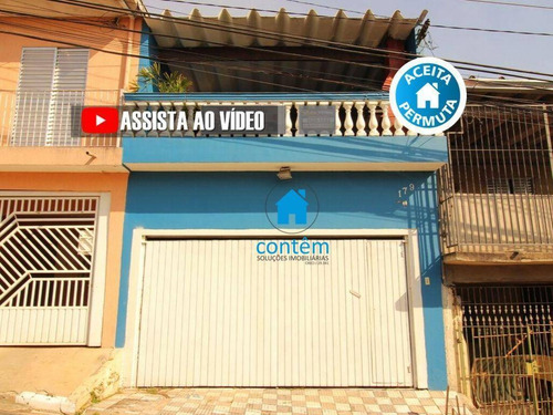 Sobrado Com 3 Dormitórios À Venda, 265 M² Por R$ 530.000,00 - Jardim D Abril - Osasco/sp - So0121