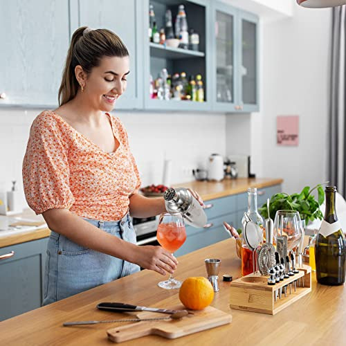 Semderm Cocktail Shaker Set Mixology Bartender Kit Con Sopor