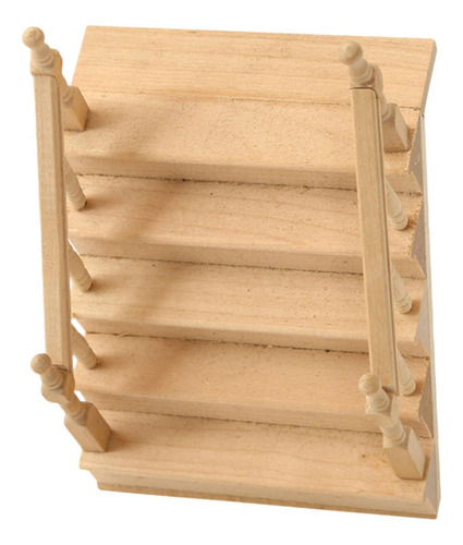 Modelo De Escalera Para Casa De Muñecas Con Pasamanos,