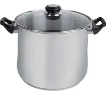 Comprar Olla Cuori Giulia 28cm 12lts Acero Inoxidable Apta Inducción Color Plateado