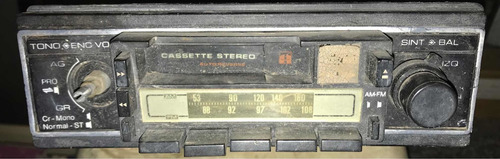 Estereo Auto Renault Fuego - 18. Radio Pasa Cassette Antiguo
