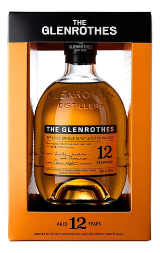Pack De 2 Whisky Glenrothes Single Malt 12 Años 700 Ml
