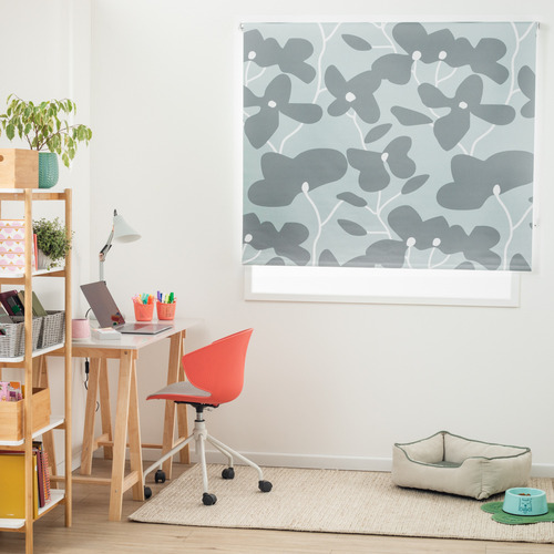 Cortina Roller Blackout Estampada Casaideas