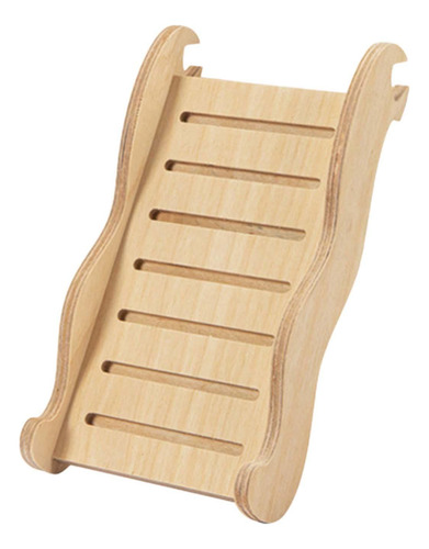 Escalera De Madera Para Hámster, Conejera, Rampa, Juguete S