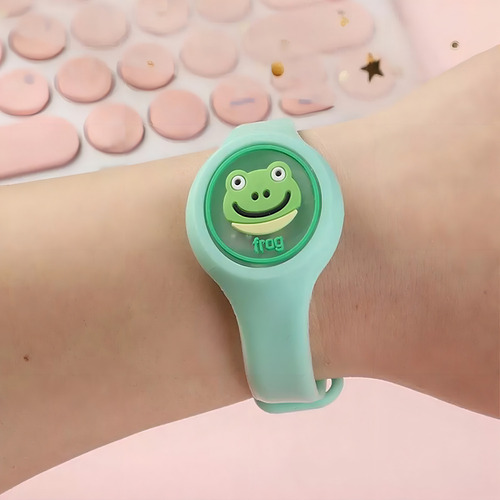 Pulsera Repelente De Mosquitos Para Niños Con Luz Led Color Dragón