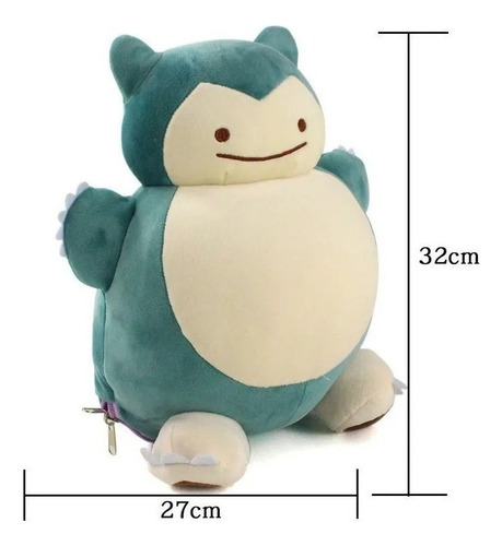 Muñeca De Peluche Snorlax Ditto Metamon De Adentro Hacia Afu